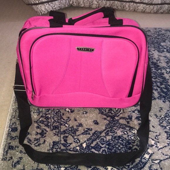 Prodigy Handbags - Pink and Black Prodigy Computer/Filing Bag